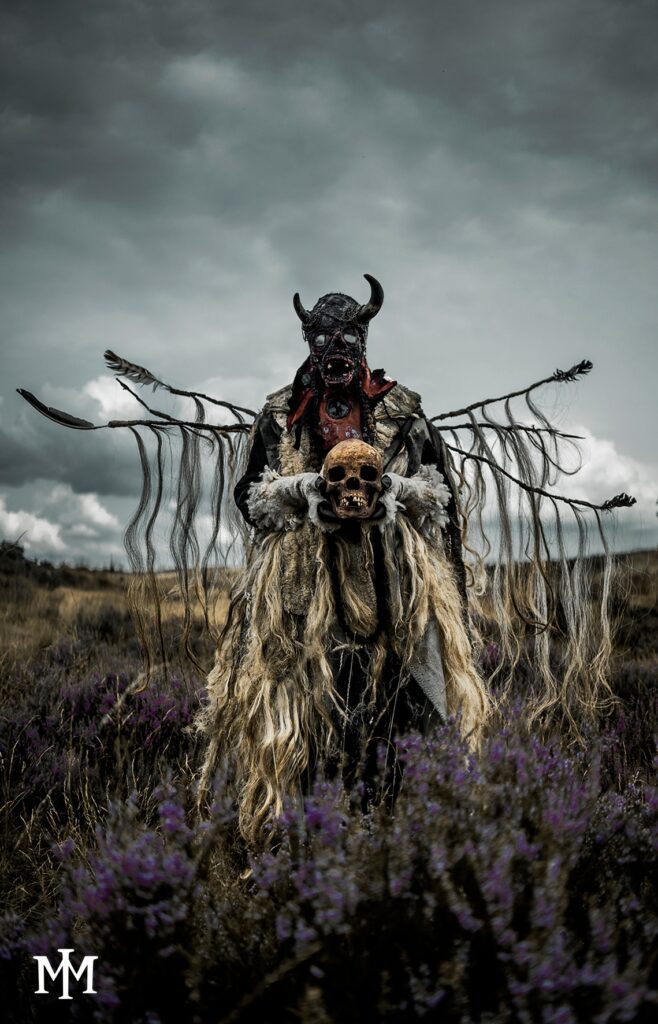 Mothmeister tribe mask skull photography