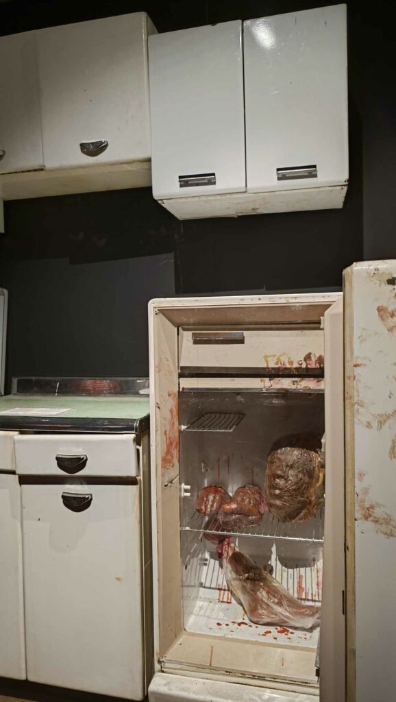 Jeffrey Dahmer fridge Serial killer exhibition