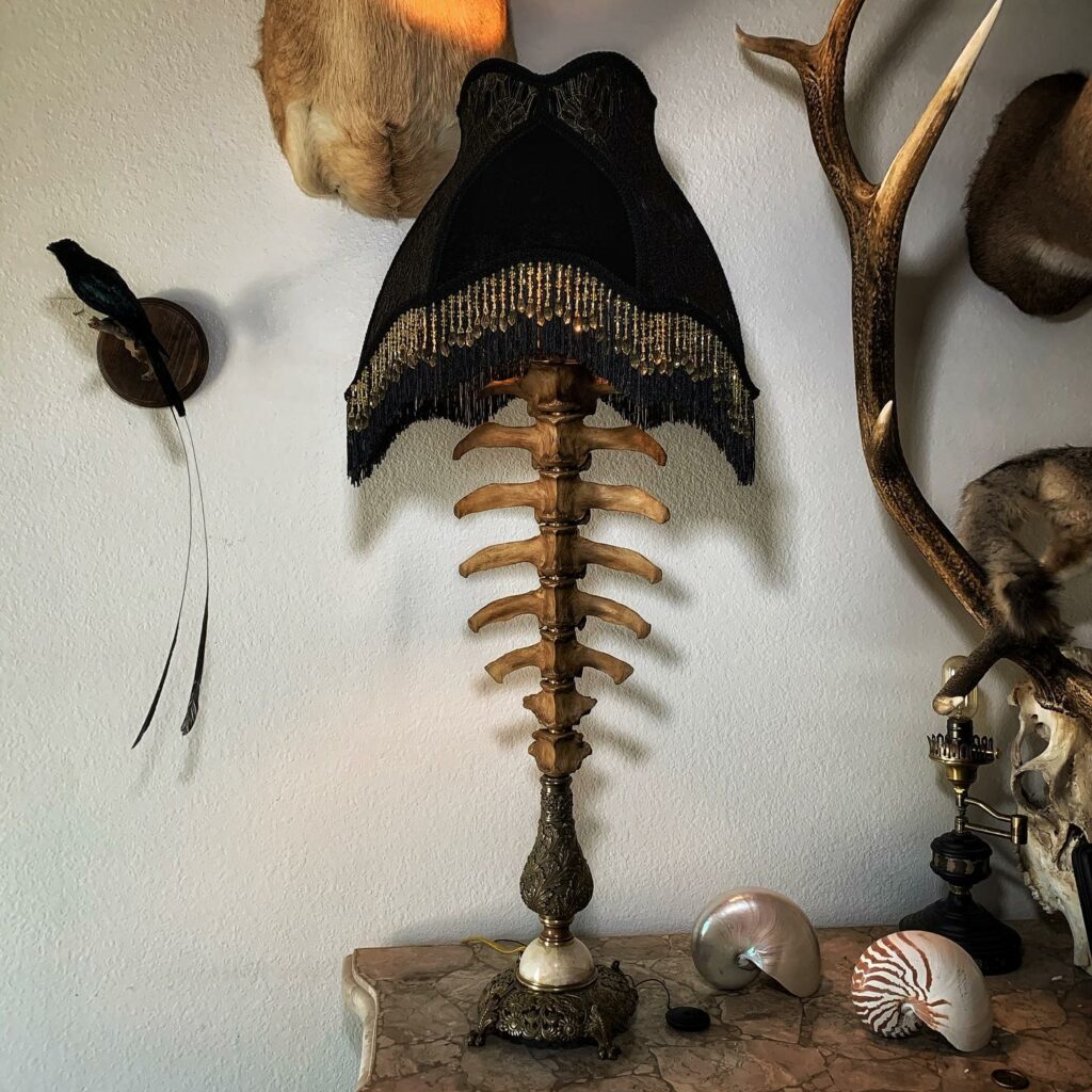 Bones lamp arcanexus design