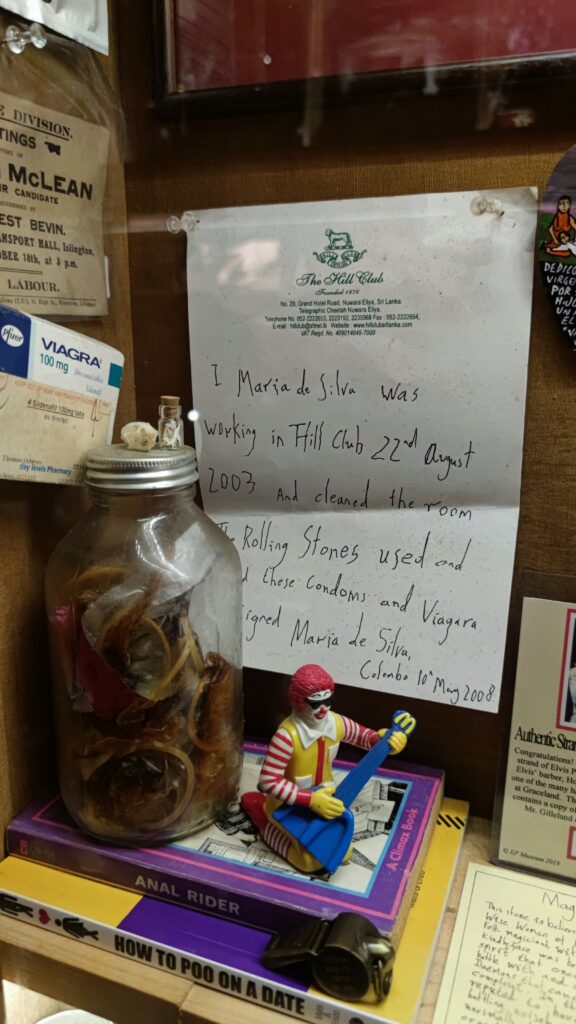 Used condoms Victor wynd museum