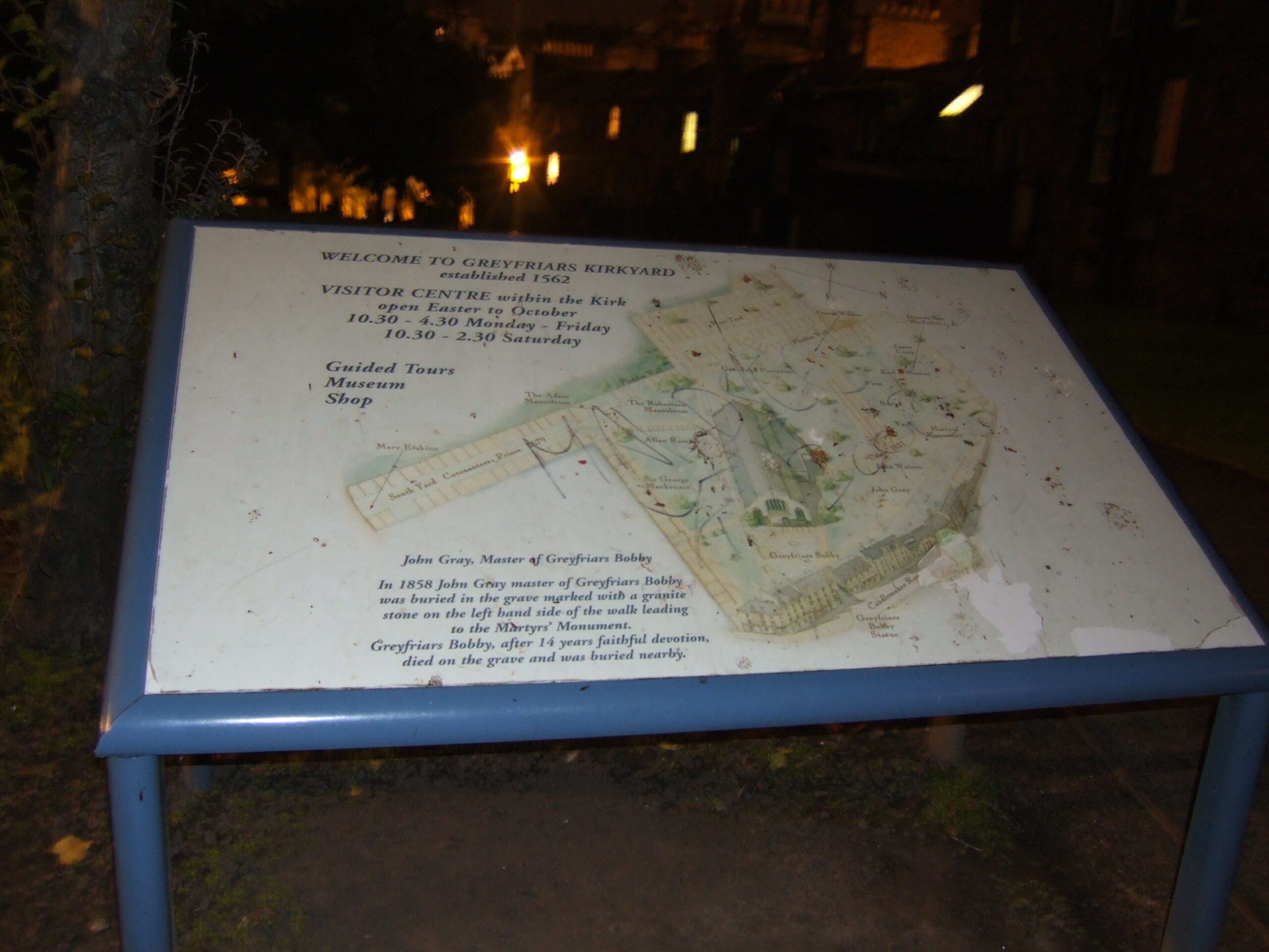 Greyfriars map