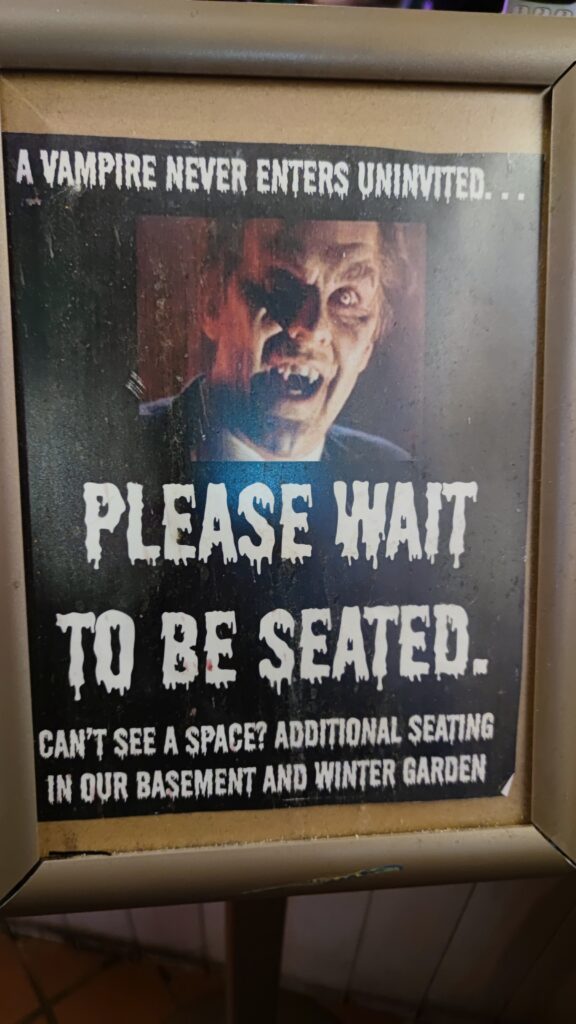 seated lost souls pizza