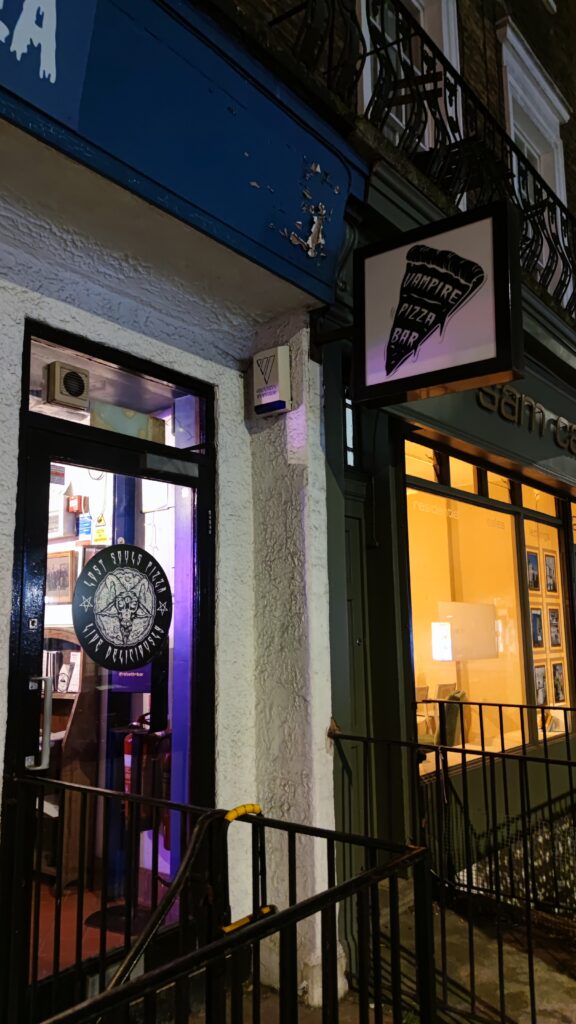 Entrance Lost souls pizza