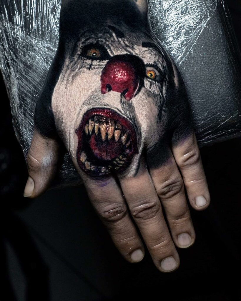 Pennywise it au dela du reel tattoo by sandry