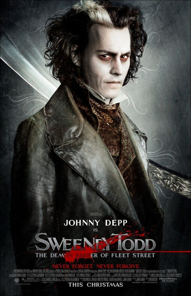sweeney todd movie poster