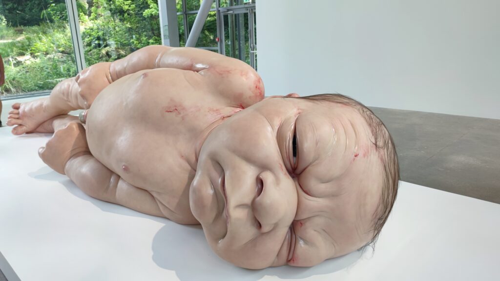Ron muek exhibition baby